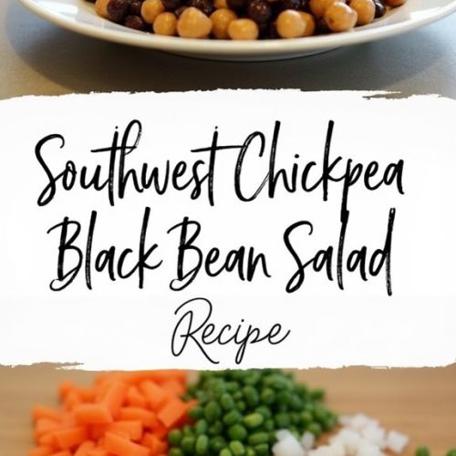 southwest chickpea black bean salad recipe