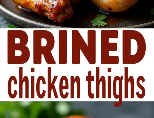 brined chicken thighs