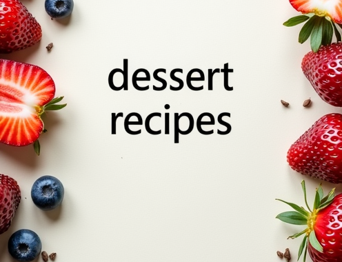 dessert recipes