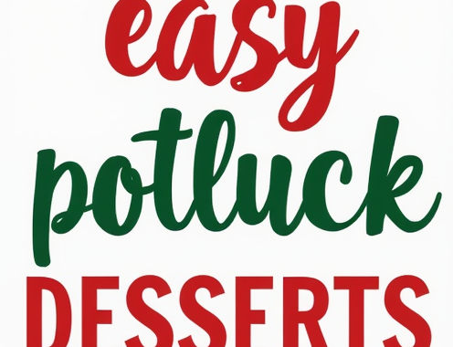 easy potluck desserts