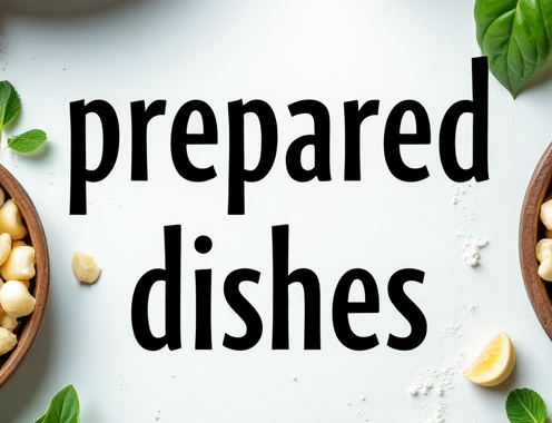 prepared dishes