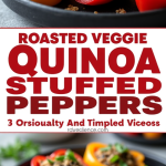 While quick meals often lack nutrition, Roasted Veggie and Quinoa-Stuffed Peppers offer both convenience and health benefits. You’ll appreciate how this dish balances vibrant flavors with wholesome ingredients, making it an ideal choice for busy weeknights. Plus, the customizable nature of this recipe means you can tailor it to your taste preferences and dietary needs. But what makes these stuffed peppers truly stand out among other options, and how can you elevate them even further?